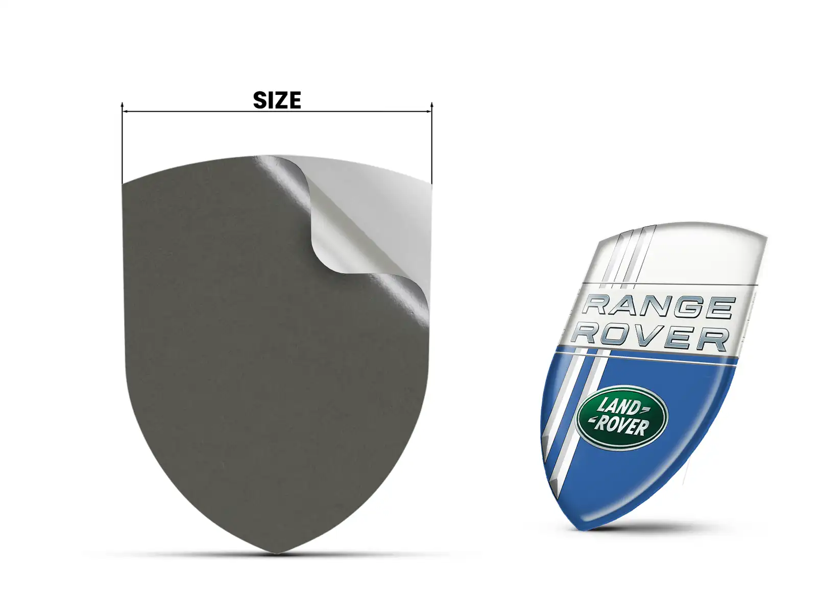 Land Rover Logo Silicone Auto Max Resistente Elegante Pro